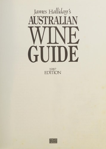 Halliday's Australian Wine Guide