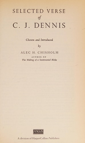Selected Verse of C. J. Dennis