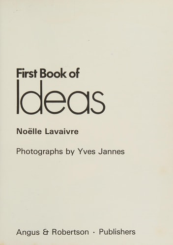 First Book of Ideas: Family Crafts