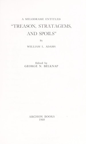 Treason, Stratagems, and Spoils