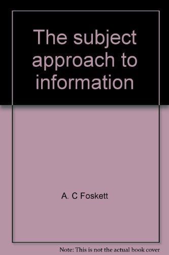The Subject Approach to Information