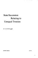 State Succession Relating to Unequal Treaties
