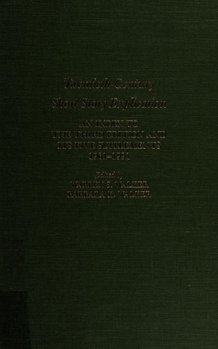 Twentieth-Century Short Story Explication: Index