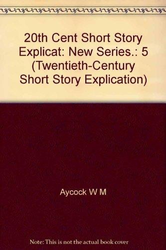 Twentieth-Century Short Story Explication: New Series, Vol. 5: 1997-1998