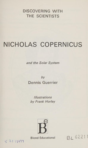 Nicholas Copernicus and the Solar System