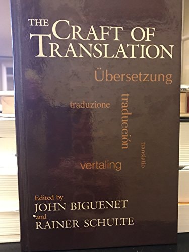 The Craft of Translation