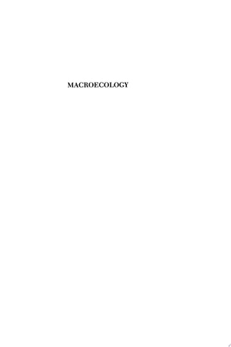 Macroecology