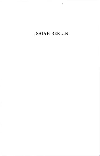 Isaiah Berlin A Celebration