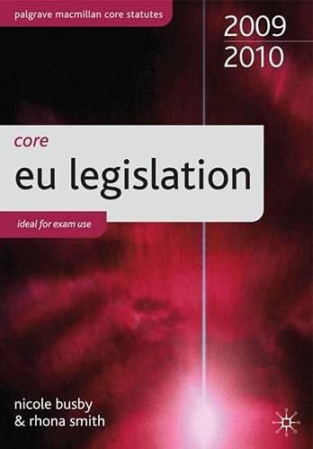 Core Eu Legislation