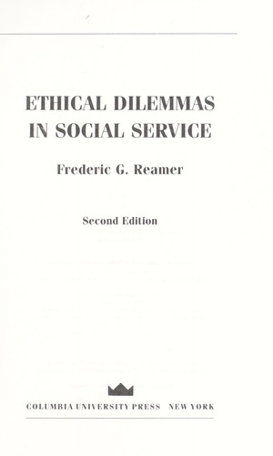 Ethical Dilemmas in Social Service
