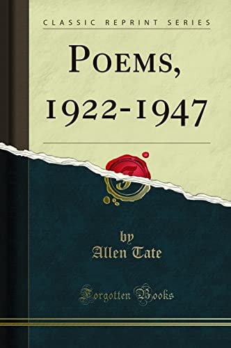 Poems, 1922-1947 (Classic Reprint)