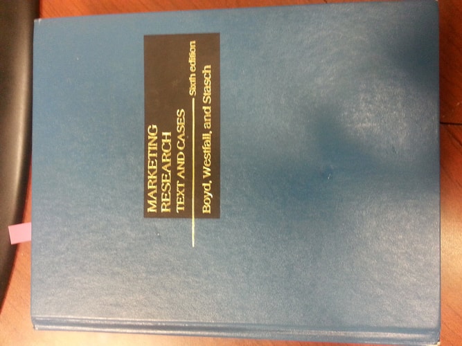 Marketing Research Text and Cases