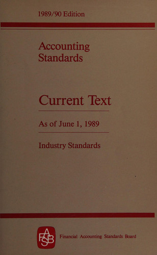 FASB, Current Text As of June 1, 1987 Industry Standards