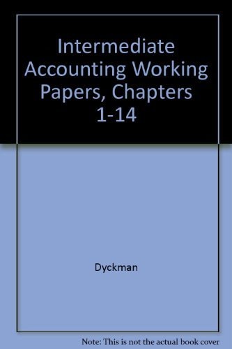 Intermediate Accounting Working Papers