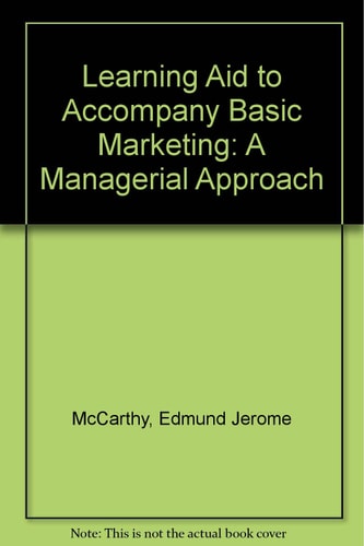 Basic Marketing A Managerial Approach