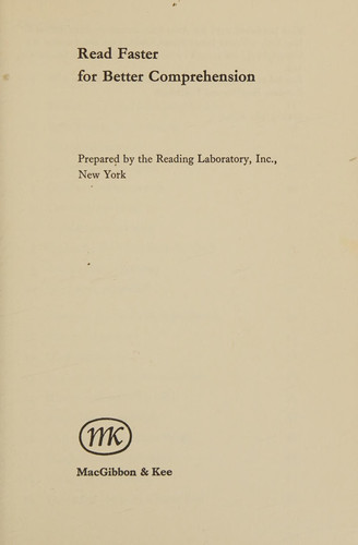 Read Faster for Better Comprehension