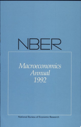 NBER Macroeconomics Annual 1992