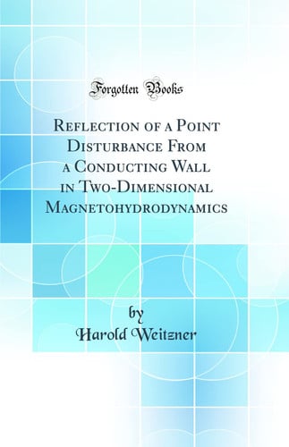 Reflection of a Point Disturbance from a Conducting Wall in Two-Dimensional Magnetohydrodynamics (Classic Reprint)