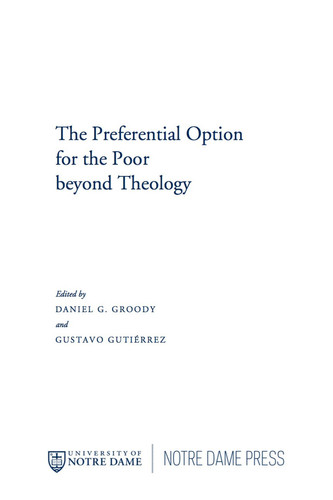 The Preferential Option for the Poor beyond Theology