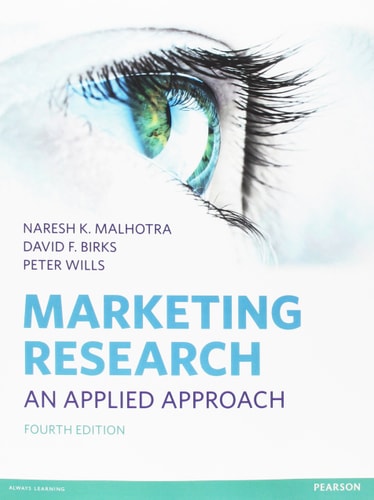 Marketing Research An Applied Approach