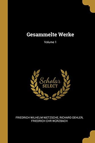 Gesammelte Werke; Volume 1