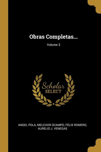 Obras Completas...; Volume 3