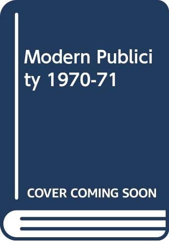Modern Publicity 40 1970-71