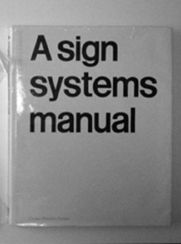 A sign systems manual