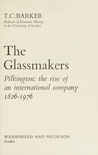 Glass: Its Makers and Its Public