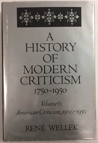 American Criticism, 1900-1950