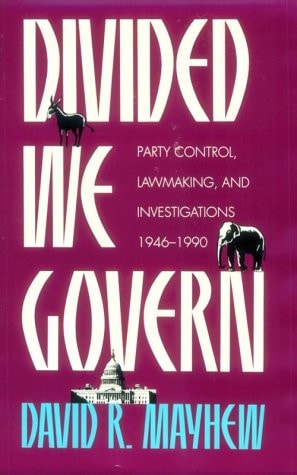 Divided We Govern: Party Control, Lawmaking, and Investigations, 1946-1990