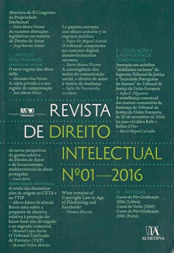 Revista de Direito Intelectual n.o 1 - 2016