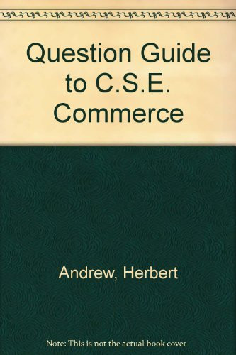 A Question Guide to CSE Commerce