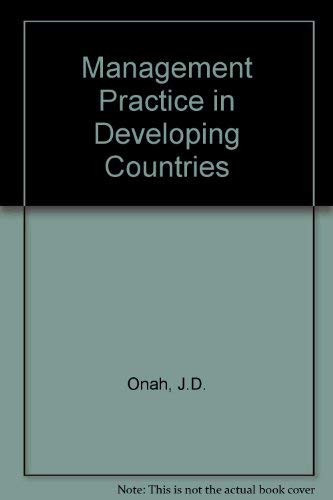 Management practice in developing countries