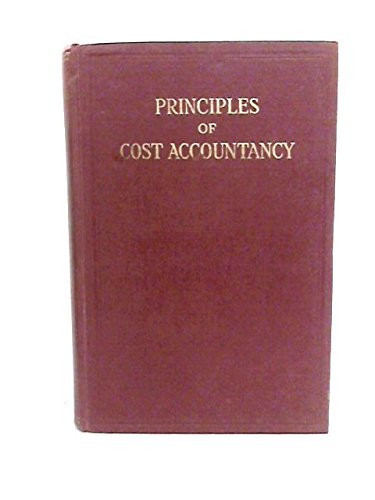 Principles of Cost Accountancy