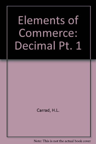 Elements of Commerce