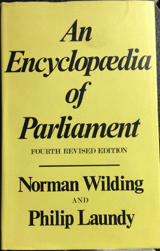 An encyclopaedia of parliament