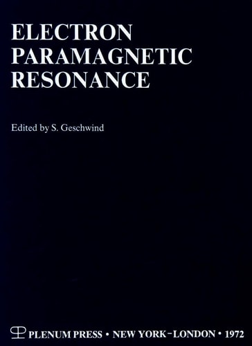 Electron Paramagnetic Resonance
