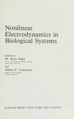 Nonlinear Electrodynamics in Biological Systems