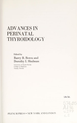 Advances in Perinatal Thyroidology