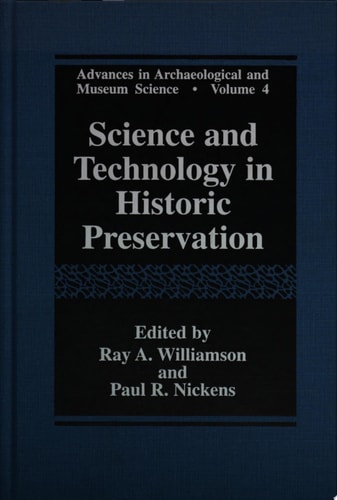 Science and Technology in Historic Preservation