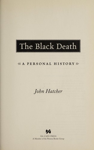 Black Death: a personal history