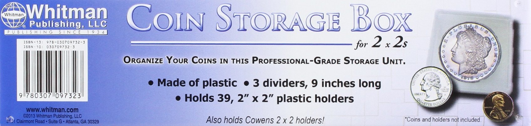 2 X 2 Coin Storage Box