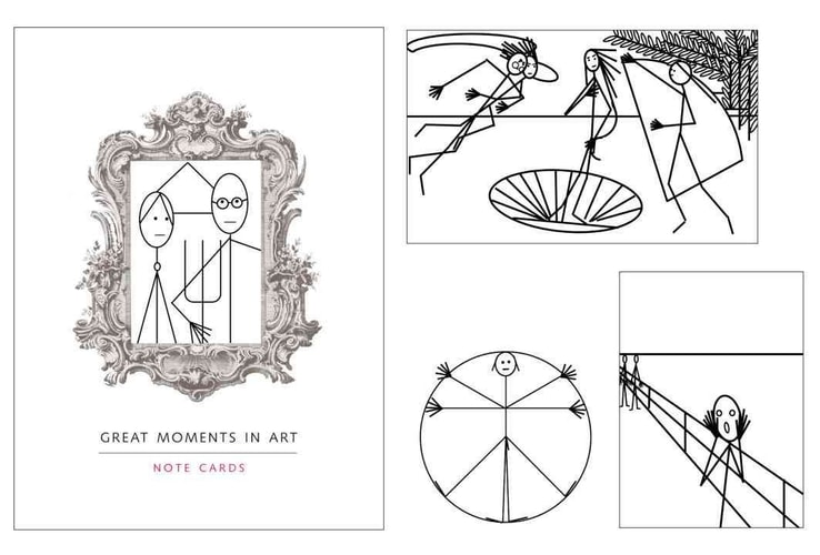 Great Moments in Art Note Cards