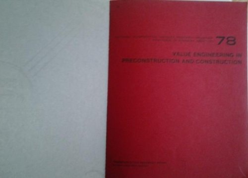 Value engineering in preconstruction and construction (Synthesis of highway practice)