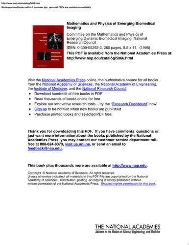 Mathematics and Physics of Emerging Biomedical Imaging
