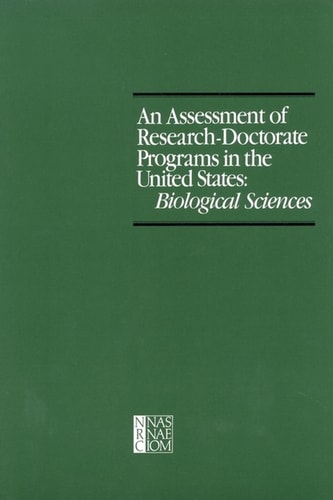 Assessment of Research-Doctorate Programs in the United States Biological Sciences