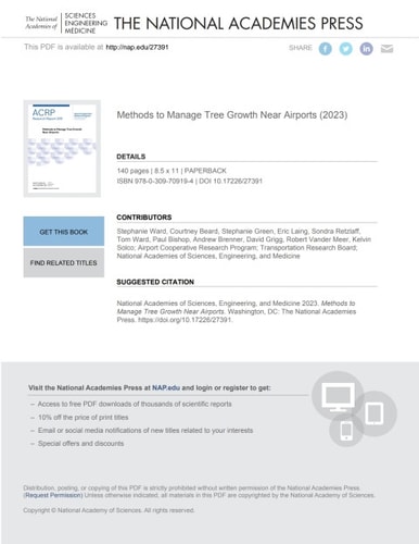 Methods to Manage Tree Growth Near Airports