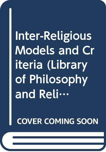 Inter-religious Models and Criteria