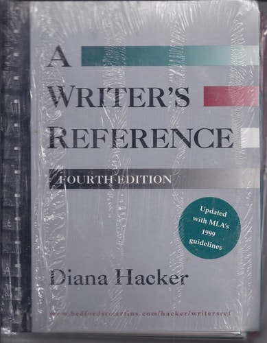 An Electronic Writer's Reference, 4E Cd Rom